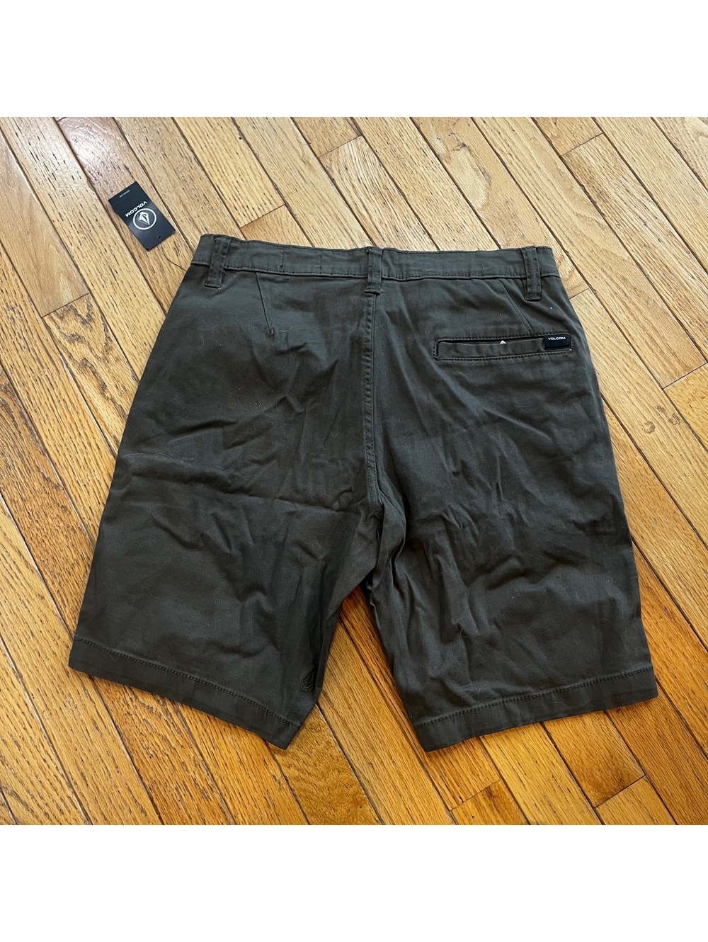 Volcom Road Trip Men's Shorts Size 28 Military Green - Picture 7 of 7